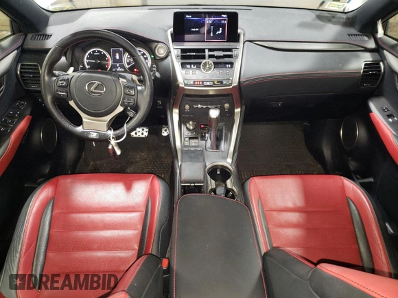2021 Lexus NX 300 F Sport with VIN JTJSARDZ4M2263070, listed as a Copart auction lot 87491694 with 23,127 mi miles and Salvage title. Bid and sale history available at DreamBid. Image 8.