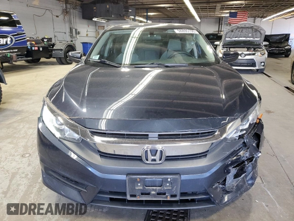 2018 Honda Civic EX с VIN 19XFC2F77JE040070, выставлен на аукционе Copart как лот 56895195 с пробегом 39 746 миль миль и Списание • Salvage title. История ставок и продаж доступна на DreamBid. Изображение 5.