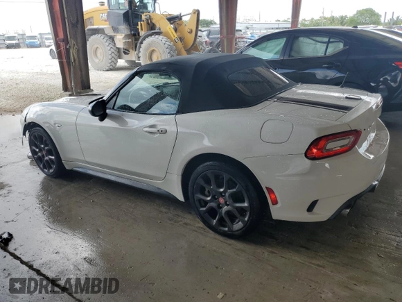 2017 FIAT 124 Spider Lusso with VIN JC1NFAEK6H0119071, listed as a Copart auction lot 52092965 with 79,803 mi miles and Salvage title. Bid and sale history available at DreamBid. Image 2.