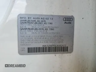2012 Audi Q5 Premium Plus with VIN WA1LFAFP0CA082472, listed as a Copart auction lot 64405265 with 154,326 mi miles and Clean title. Bid and sale history available at DreamBid. Image 13.