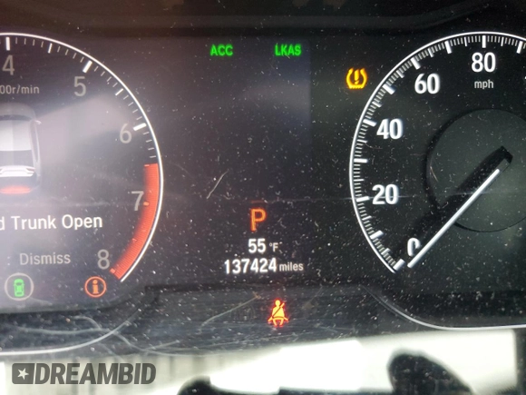 2018 Honda Accord EX with VIN 1HGCV1F49JA072875, listed as a Copart auction lot 51618915 with 137,424 mi miles and Salvage Title. Bid and sale history available at DreamBid. Image 9.