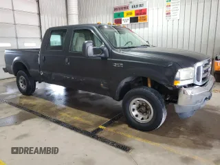 2002 Ford F-250 XL with VIN 1FTNW21L72EC87674, listed as a Copart auction lot 60322595 with Not provided miles and Salvage title. Bid and sale history available at DreamBid. Image 4.
