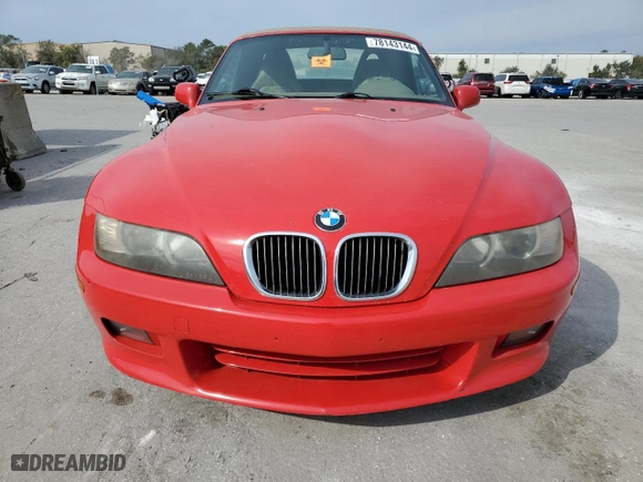 2000 BMW Z3 2.8L with VIN 4USCH3345YLF42546, listed as a Copart auction lot 78143144 with 99,335 mi miles and Non Repairable. Bid and sale history available at carsss.com. Image 5.