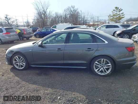 2022 Audi A4 S line Premium Plus z VIN WAUEAAF41NN015360, wystawiony jako IAAI lot #41320262 z przebiegiem 63 275 mil mil oraz . Historia ofert i sprzedaży dostępna na DreamBid. Obrazek 14.