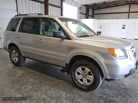 2008 Honda Pilot VP with VIN 5FNYF18208B012613, listed as a Copart auction lot 84707224 with 137,714 mi miles and Clean Title. Bid and sale history available at carsss.com. Image 4.