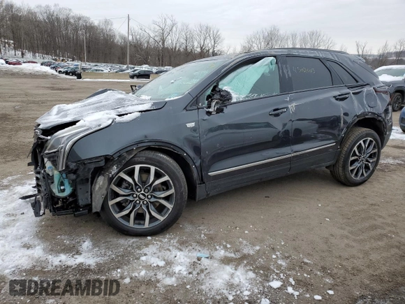 2021 Cadillac XT5 AWD Sport with VIN 1GYKNHRS1MZ161109, listed as a Copart auction lot 45024015 with Not provided miles and Salvage title. Bid and sale history available at DreamBid. Image 1.