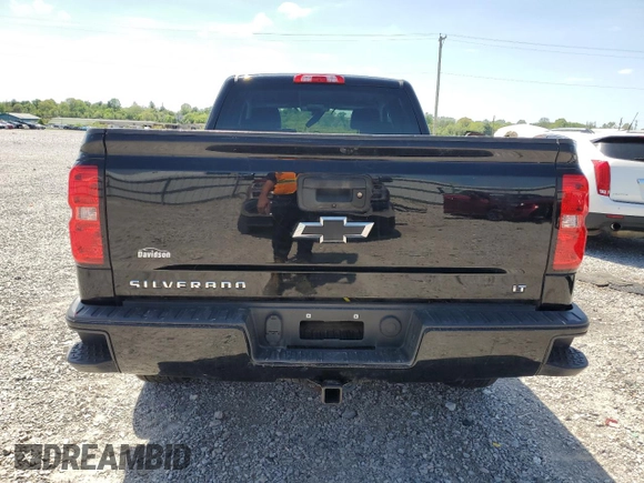 2017 Chevrolet Silverado 1500 LT with VIN 1GCVKREC3HZ361821, listed as a Copart auction lot 49876545 with 110,808 mi miles and Salvage Title. Bid and sale history available at DreamBid. Image 6.
