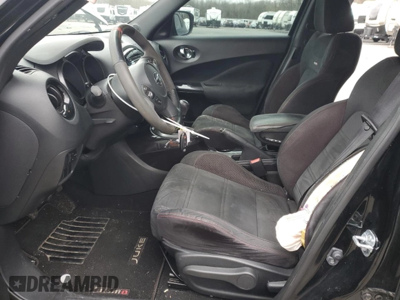 2017 Nissan Juke SL with VIN JN8AF5MR7HT700461, listed as a Copart auction lot 47531955 with 124,965 mi miles and Salvage Title. Bid and sale history available at carsss.com. Image 7.