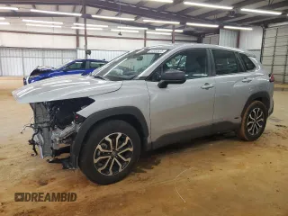 2024 Toyota Corolla Cross Hybrid S z VIN 7MUFBABG7RV035039, wystawiony jako Copart lot #56900825 z przebiegiem 6 331 mil mil oraz Szkoda całkowita • Salvage title. Historia ofert i sprzedaży dostępna na DreamBid. Obrazek 1.