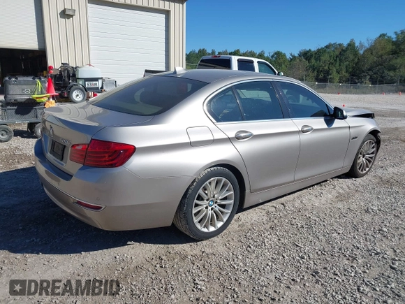 2014 BMW 5 Series 528i with VIN WBA5A5C53ED508239, listed as a IAAI auction lot 40631499 with Not Provided miles and . Bid and sale history available at DreamBid. Image 4.