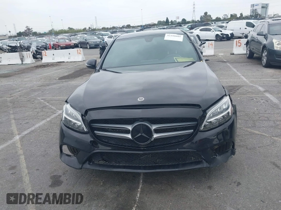 2020 Mercedes-Benz C 300 with VIN W1KWF8DB4LR594133, listed as a IAAI auction lot 42180805 with 43,437 mi miles and . Bid and sale history available at carsss.com. Image 12.