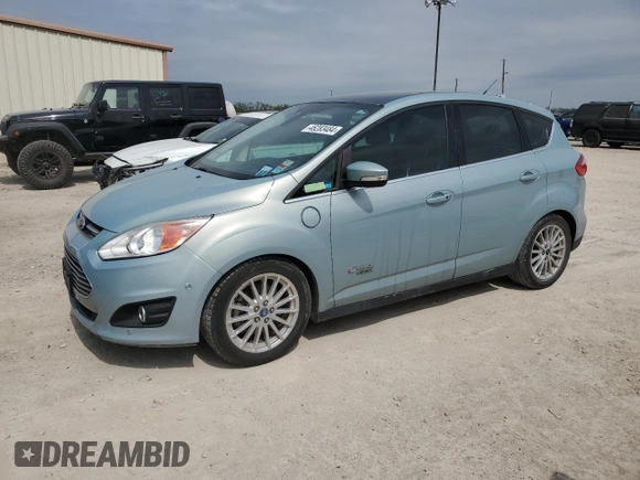 2013 Ford C-Max Energi SEL with VIN 1FADP5CU3DL522527, listed as a Copart auction lot 46283484 with 103,138 mi miles and Salvage Title. Bid and sale history available at carsss.com. Image 1.