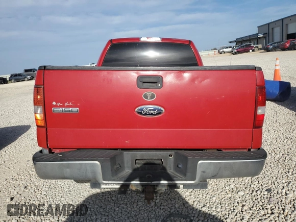 2006 Ford F-150 STX with VIN 1FTRX12W06FA10978, listed as a Copart auction lot 48553435 with 0 mi miles and Salvage Title. Bid and sale history available at carsss.com. Image 6.