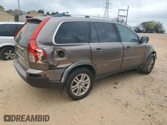 2012 Volvo XC90 with VIN YV4952CZ1C1626070, listed as a Copart auction lot 50874265 with 0 mi miles and Salvage Title. Bid and sale history available at carsss.com. Image 3.
