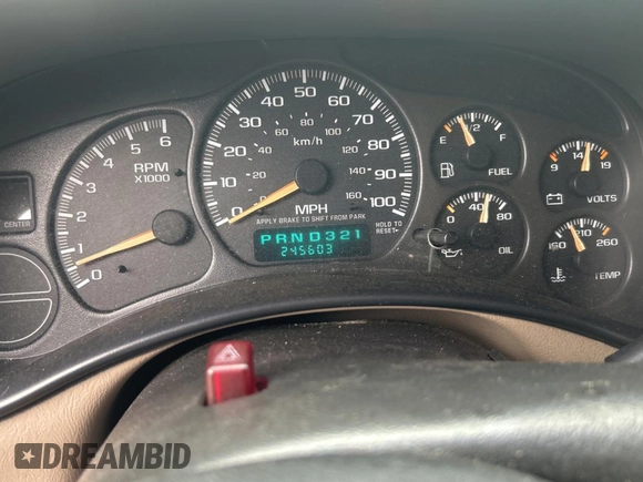 2002 Chevrolet Silverado 1500 LT with VIN 2GCEK19T921312506, listed as a Copart auction lot 48669235 with 245,603 mi miles and Clean Title. Bid and sale history available at carsss.com. Image 8.