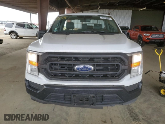2022 Ford F-150 XL with VIN 1FTMF1CB4NKD23966, listed as a Copart auction lot 55717665 with 80,386 mi miles and Salvage title. Bid and sale history available at DreamBid. Image 5.