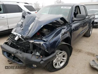 2004 Dodge Dakota Sport with VIN 1D7HL38N84S700019, listed as a Copart auction lot 49158204 with 95,636 mi miles and Salvage Title. Bid and sale history available at carsss.com. Image 1.