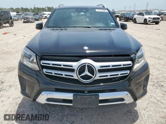 2017 Mercedes-Benz GLS 450 with VIN 4JGDF6EE2HA894088, listed as a Copart auction lot 57119545 with 106,212 mi miles and Salvage title. Bid and sale history available at DreamBid. Image 5.