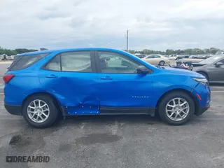 2024 Chevrolet Equinox LS with VIN 3GNAXHEG0RL119520, listed as a IAAI auction lot 41642617 with 13,845 mi miles. Bid and sale history available at carsss.com. Image 13.