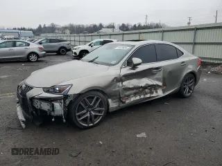 2020 Lexus IS 350 F Sport with VIN JTHGZ1E2XL5018242, listed as a Copart auction lot 43329635 with 38,135 mi miles and Salvage Title. Bid and sale history available at DreamBid. Image 1.