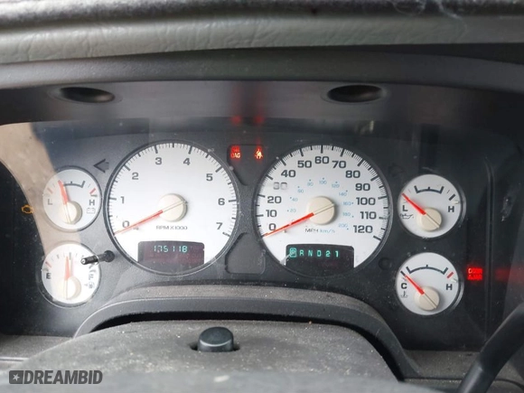 2003 Dodge Ram 1500 ST with VIN 1D7HU18NX3S187632, listed as a IAAI auction lot 41511006 with 175,118 mi miles. Bid and sale history available at carsss.com. Image 7.