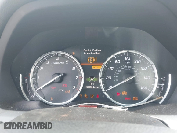 2016 Acura TLX Technology with VIN 19UUB1F57GA015315, listed as a IAAI auction lot 42438225 with 268,004 mi miles and . Bid and sale history available at DreamBid. Image 7.