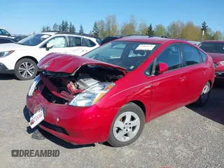 2008 Toyota Prius with VIN JTDKB20U187778635, listed as a IAAI auction lot 42002076 with 108,922 mi miles. Bid and sale history available at carsss.com. Image 2.
