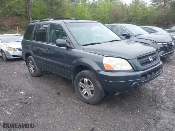 2003 Honda Pilot EX with VIN 2HKYF18533H579838, listed as a IAAI auction lot 41842015 with 195,976 mi miles. Bid and sale history available at carsss.com. Image 1.