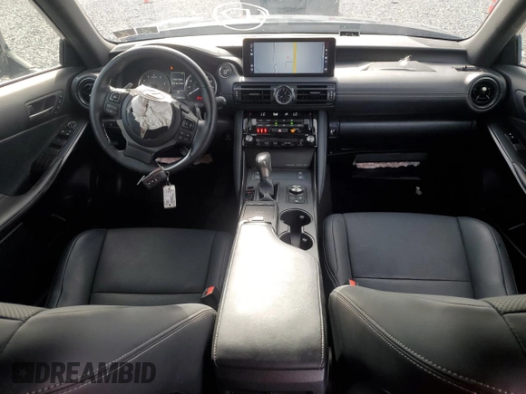 2023 Lexus IS 300 z VIN JTHD81F22P5050368, wystawiony jako Copart lot #62794945 z przebiegiem 22 834 mil mil oraz Czysty tytuł • Clean title. Historia ofert i sprzedaży dostępna na DreamBid. Obrazek 8.
