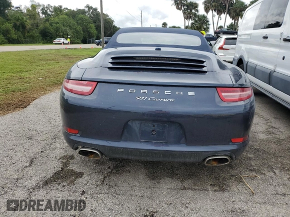 2013 Porsche 911 Carrera with VIN WP0CA2A92DS140385, listed as a Copart auction lot 74297794 with 0 mi miles and Non Repairable. Bid and sale history available at carsss.com. Image 6.