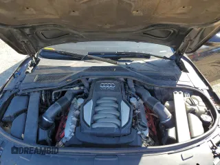 2012 Audi A8 with VIN WAUAVAFD5CN013921, listed as a Copart auction lot 47845595 with 92,512 mi miles and Salvage title. Bid and sale history available at DreamBid. Image 11.