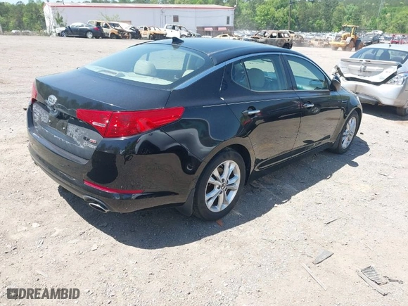 2011 Kia Optima EX with VIN KNAGN4A71B5139155, listed as a IAAI auction lot 42048976 with 130,400 mi miles. Bid and sale history available at carsss.com. Image 4.