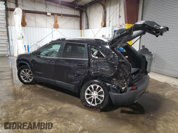 2019 Jeep Cherokee Altitude with VIN 1C4PJMLX4KD126188, listed as a Copart auction lot 41834845 with 109,405 mi miles and Salvage title. Bid and sale history available at DreamBid. Image 2.