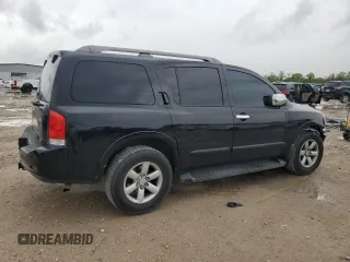 2011 Nissan Armada SV with VIN 5N1BA0ND6BN606602, listed as a Copart auction lot 50801765 with 198,994 mi miles and Salvage Title. Bid and sale history available at DreamBid. Image 3.