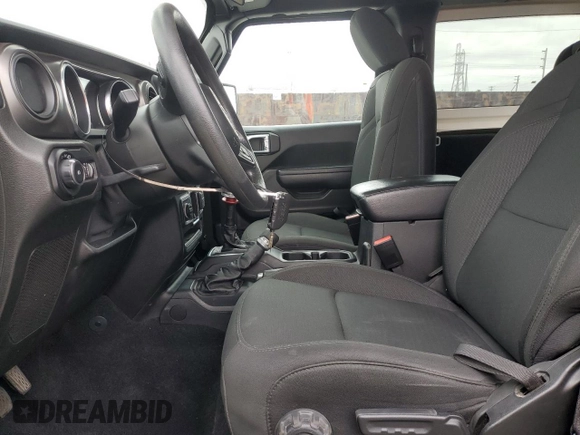 2021 Jeep Wrangler Sport with VIN 1C4GJXAG3MW737454, listed as a Copart auction lot 50967585 with 29,330 mi miles and Salvage Title. Bid and sale history available at DreamBid. Image 7.