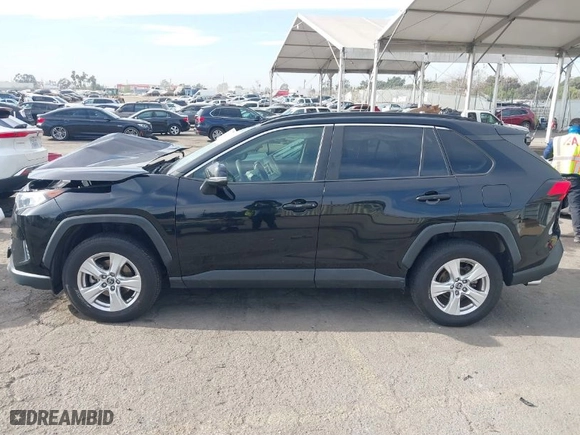 2019 Toyota RAV4 XLE with VIN JTMW1RFV0KD513744, listed as a IAAI auction lot 41252666 with NaN miles. Bid and sale history available at carsss.com. Image 14.