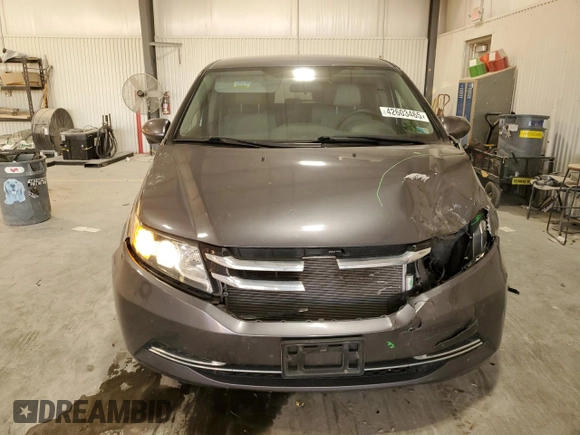 2017 Honda Odyssey SE with VIN 5FNRL5H33HB016555, listed as a Copart auction lot 42603465 with 74,914 mi miles and Salvage Title. Bid and sale history available at carsss.com. Image 5.