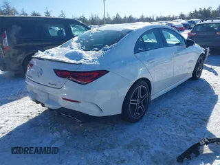 2020 Mercedes-Benz CLA with VIN W1K5J4HB0LN120300, listed as a IAAI auction lot 41513024 with 114,682 mi miles. Bid and sale history available at carsss.com. Image 4.