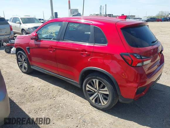 2020 Mitsubishi Outlander ES with VIN JA4AR3AUXLU018509, listed as a IAAI auction lot 42094236 with 90,415 mi miles and . Bid and sale history available at DreamBid. Image 3.