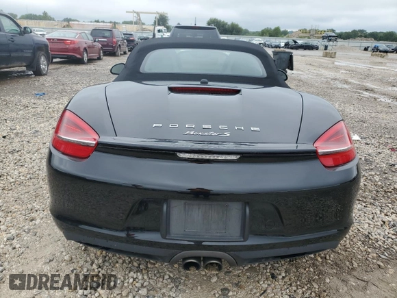 2013 Porsche Boxster S with VIN WP0CB2A82DS133568, listed as a Copart auction lot 67320524 with 34,685 mi miles and Salvage Title. Bid and sale history available at carsss.com. Image 6.