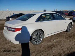 2017 Lincoln Continental Select with VIN 1LN6L9SP2H5623940, listed as a Copart auction lot 46302355 with 68,263 mi miles and Salvage Title. Bid and sale history available at DreamBid. Image 3.