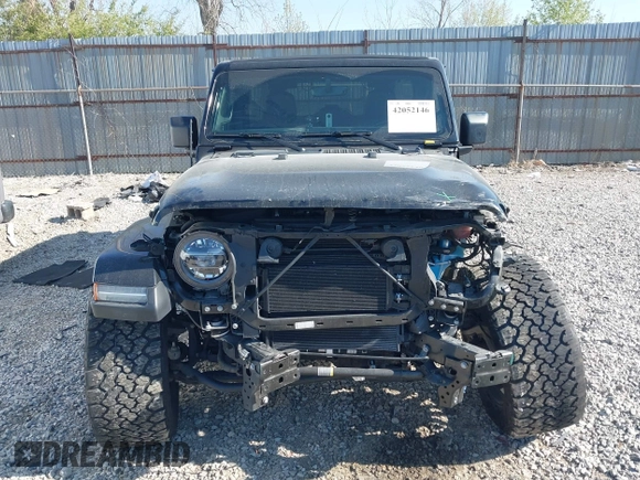 2021 Jeep Wrangler Unlimited Sahara with VIN 1C4HJXEG4MW650547, listed as a IAAI auction lot 42052146 with 26,983 mi miles and . Bid and sale history available at DreamBid. Image 13.