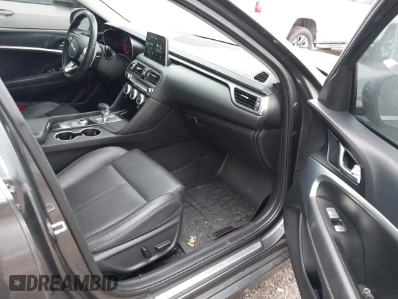 2021 Genesis G70 2.0T with VIN KMTG64LA3MU075557, listed as a IAAI auction lot 41484410 with 52,740 mi miles and . Bid and sale history available at DreamBid. Image 5.