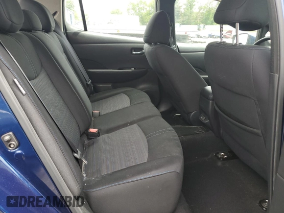 2020 Nissan LEAF SV with VIN 1N4AZ1CP7LC306789, listed as a Copart auction lot 57294585 with 55,326 mi miles and Salvage title. Bid and sale history available at DreamBid. Image 10.