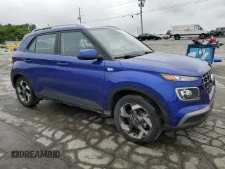 2023 Hyundai Venue Limited with VIN KMHRC8A33PU244326, listed as a Copart auction lot 55687515 with 9,973 mi miles and Salvage title. Bid and sale history available at DreamBid. Image 4.