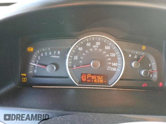 2009 Kia Borrego LX with VIN KNDJH741795017158, listed as a Copart auction lot 42489845 with 116,336 mi miles and Salvage Title. Bid and sale history available at DreamBid. Image 9.