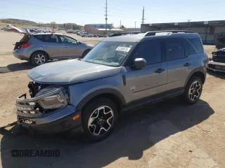 2024 Ford Bronco Sport Big Bend z VIN 3FMCR9B67RRF11125, wystawiony jako Copart lot #52200575 z przebiegiem 9 825 mil mil oraz Szkoda całkowita • Salvage title. Historia ofert i sprzedaży dostępna na DreamBid. Obrazek 1.