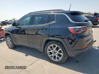 2025 Jeep Compass Latitude z VIN 3C4NJDBN9ST515927, wystawiony jako Copart lot #50828755 z przebiegiem 11 454 mil mil oraz Szkoda całkowita • Salvage title. Historia ofert i sprzedaży dostępna na DreamBid. Obrazek 2.