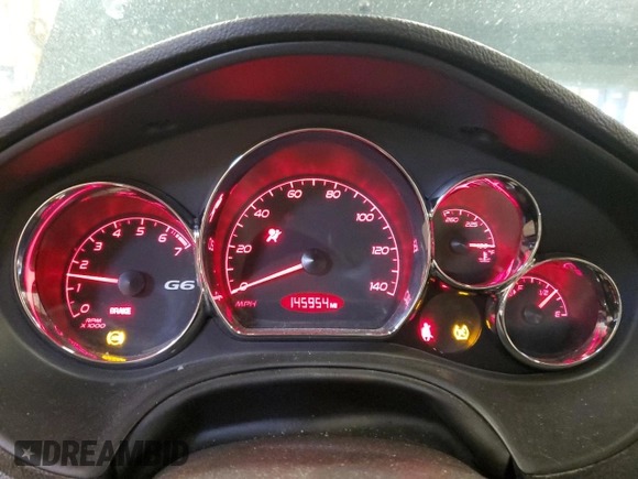 2007 Pontiac G6 GT with VIN 1G2ZH58N274233091, listed as a Copart auction lot 48046915 with 145,954 mi miles and Salvage Title. Bid and sale history available at DreamBid. Image 9.