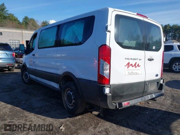 2019 Ford Transit Passenger XL with VIN 1FMZK1ZM4KKB17368, listed as a IAAI auction lot 41982976 with 50,971 mi miles and . Bid and sale history available at DreamBid. Image 3.